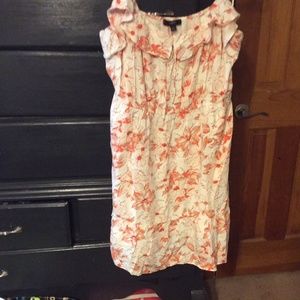 J. Crew, sizes XL, multi color peach and cream